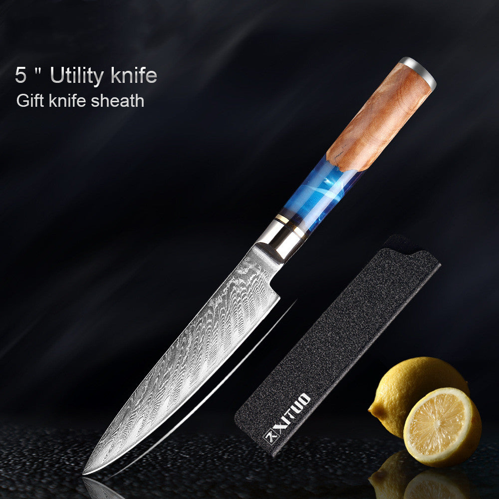 Stainless Steel Kitchen Knife Set - 7 PC